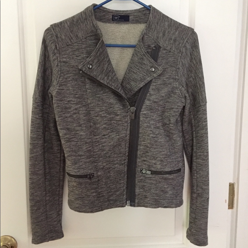 Gray Gap moto jacket